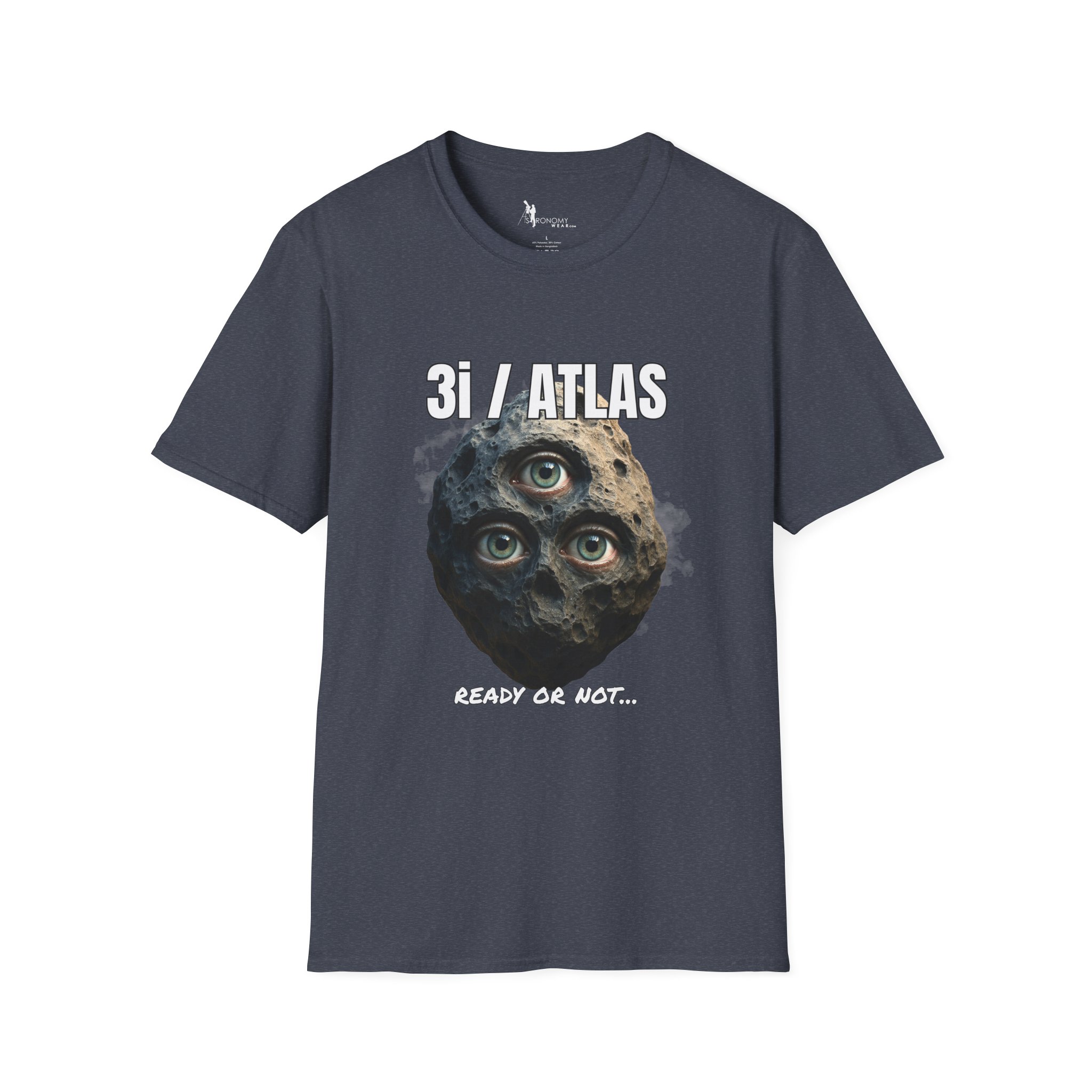 3I/ATLAS — “Ready or Not” Three-Eye Asteroid Tee (Funny Space Shirt) - Image 19