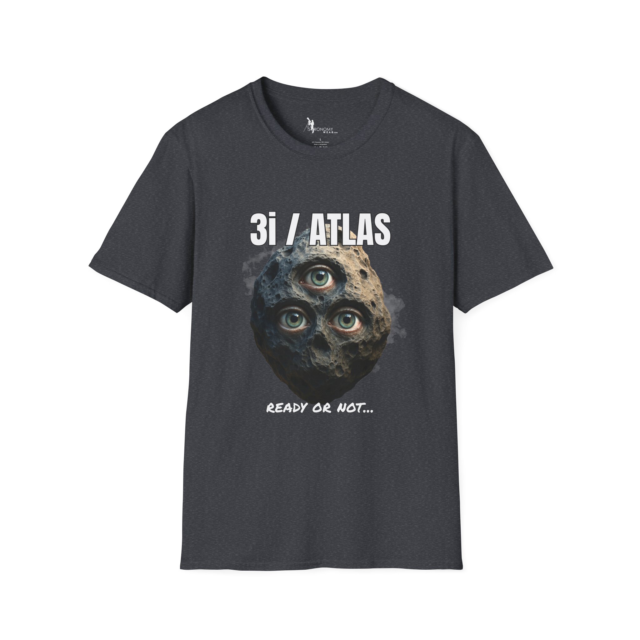3I/ATLAS — “Ready or Not” Three-Eye Asteroid Tee (Funny Space Shirt) - Image 15