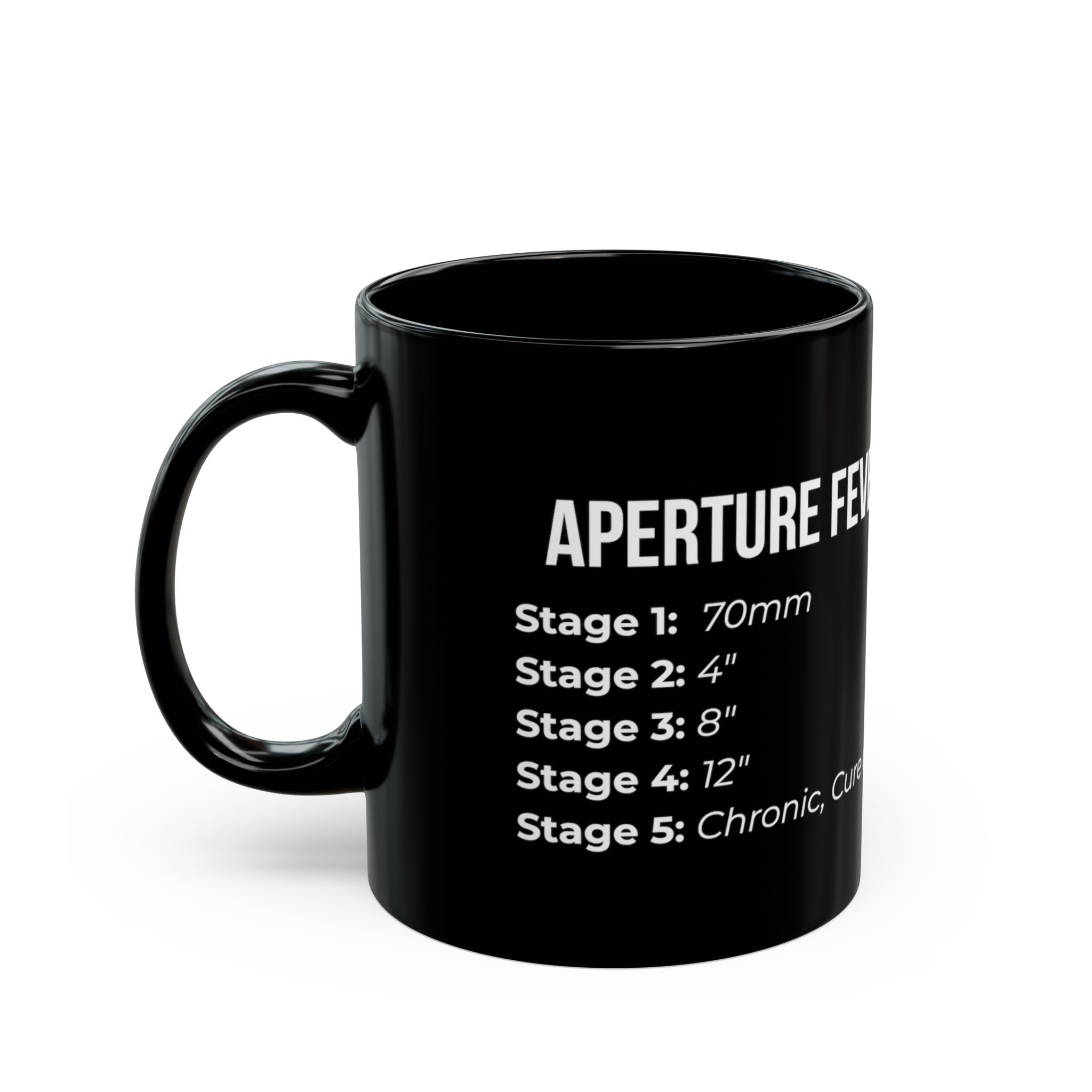 Aperture Fever Mug – Funny Astronomy Gift for the Telescope Obsessed | What Stage Are You? - Image 3