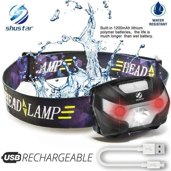 Astronomer's Red & White LED Headlamp Headband Separate Switches For White And Red LED's Rechargeable