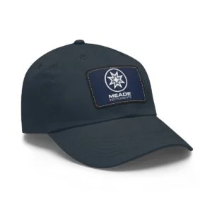 Meade Instruments leather patch hat – telescope brand cap